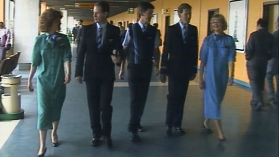 Aer Lingus Staff In Dublin Airport