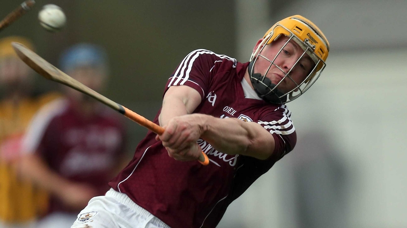 Davy Glennon in action for Galway