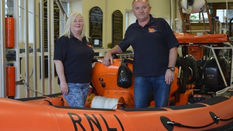 Seamus and Susan Mason were nominated in recognition of their service and dedication to Youghal RNLI