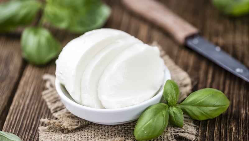 Grilled Aubergine, Red Pepper and Mozzarella Stack