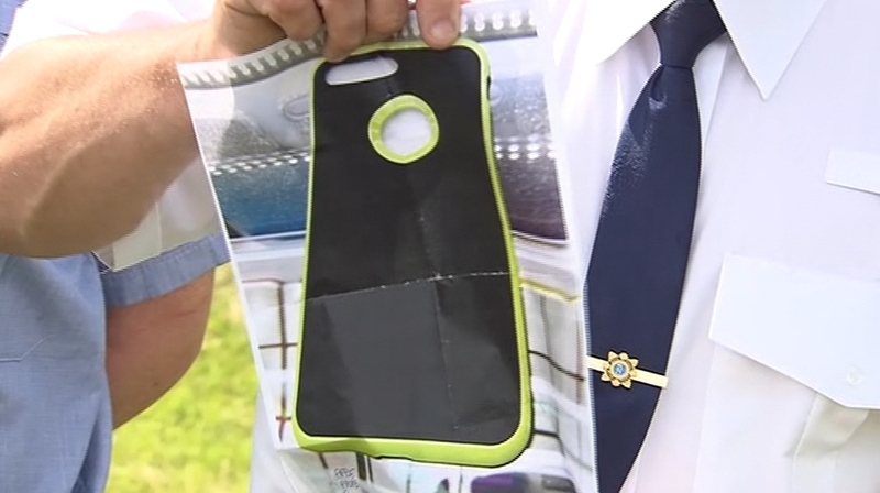 The phone is believed to have been stolen following the murder of Cameron Reilly