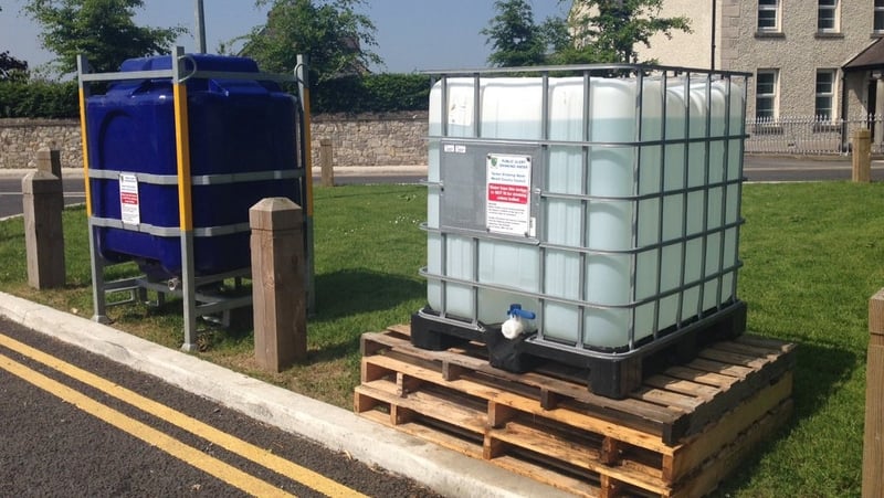 Water tanks were brought in to Duleek this afternoon