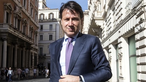 Italian Prime Minister Giuseppe Conte says the country has no intention of abandoning the euro