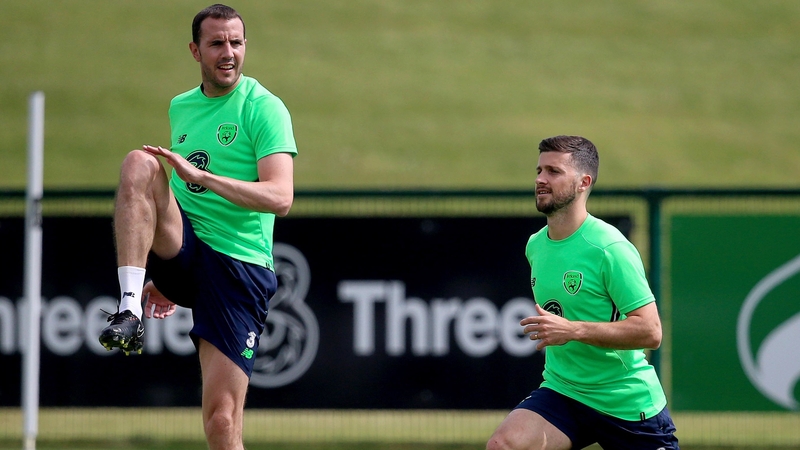John O'Shea will play, while Shane Long (R) misses out