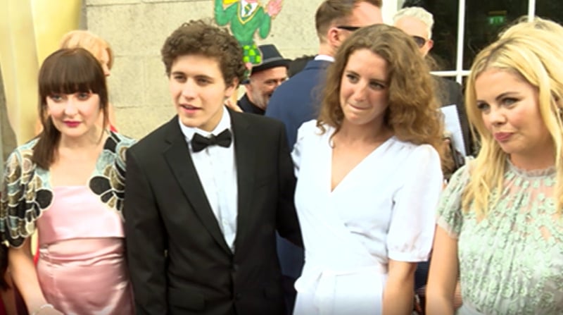 The stars of Derry Girls walked the red carpet at the IFTAs and picked up two gongs on the night