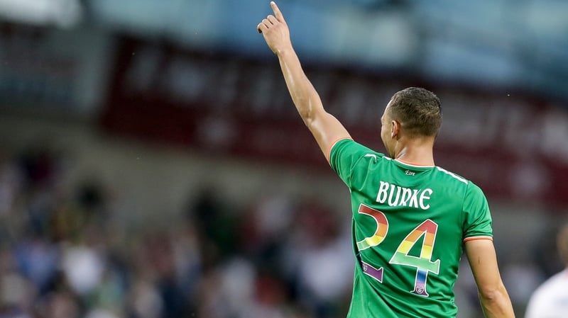 Graham Burke will be back in action with his club Shamrock Rovers on Saturday