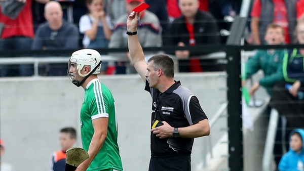 Aaron Gillane gets his marching orders