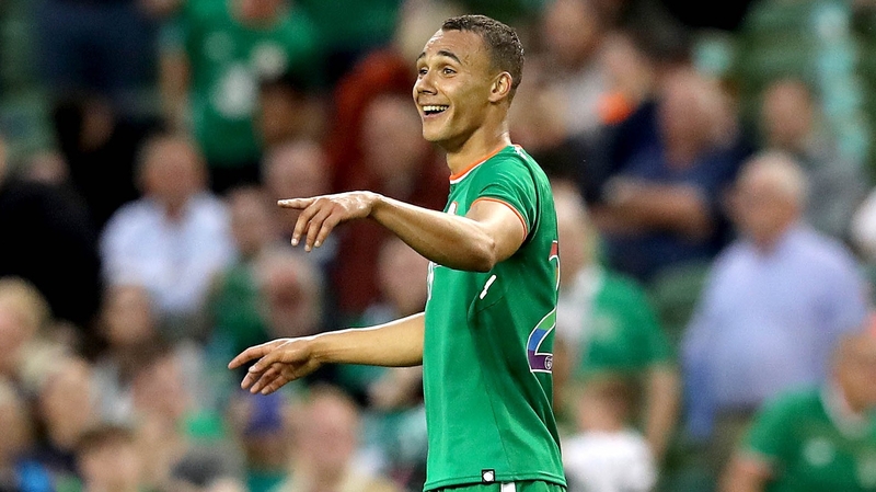 Graham Burke: 'It's been a brilliant week to come in here and train with the lads'