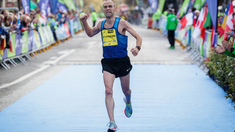 Gary O'Hanlon won the men's Cork City Marathon race
