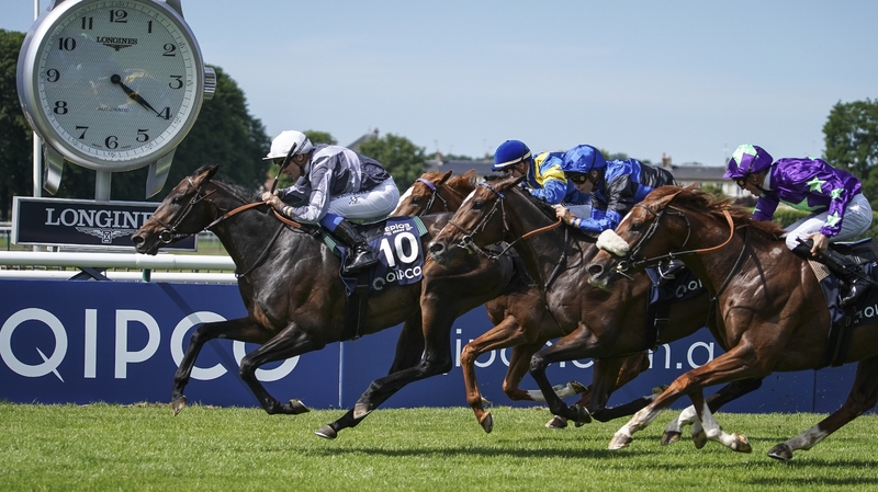 Study Of Man holds off his rivals to win the Qipco Prix du Jockey Club