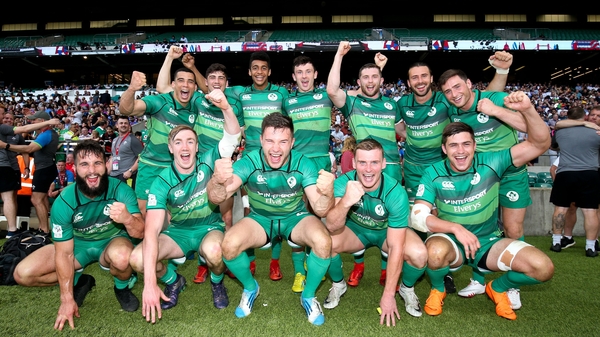 Ireland celebrate a fine success