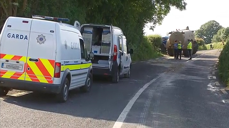 Gardaí and other emergency services attended the scene of the crash