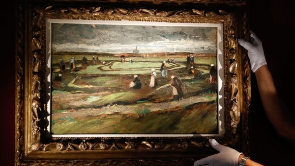 Van Gogh painted 'Fishing Net Menders in the Dunes' when he was 29