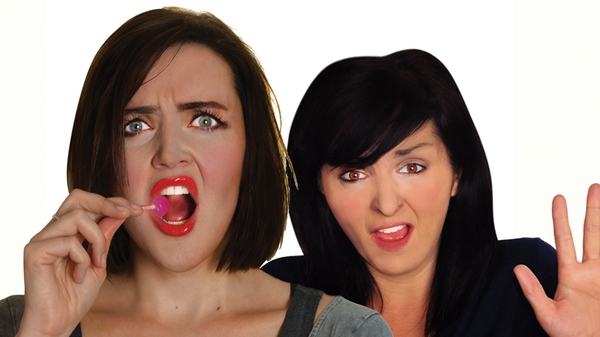 Aoibheann McCann and Andrea Cleary in the original stage production of Wrapped.