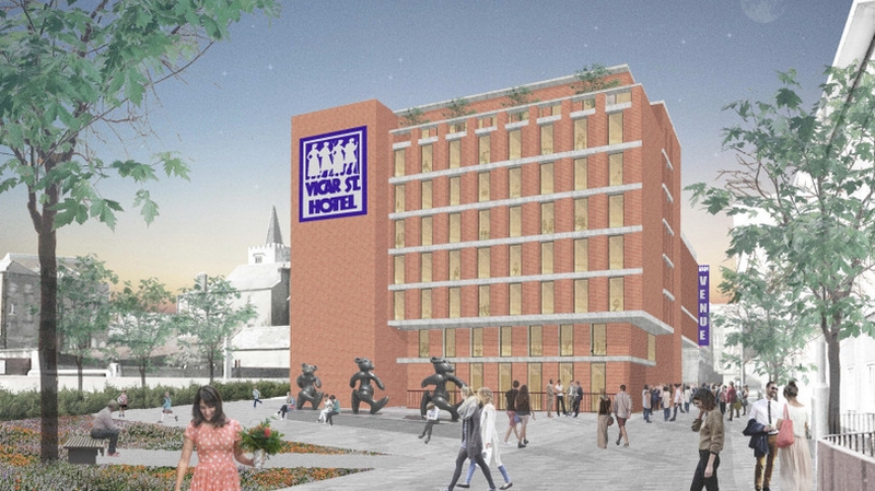 Planning permission for the proposed new Vicar Street hotel has already been granted according to reports