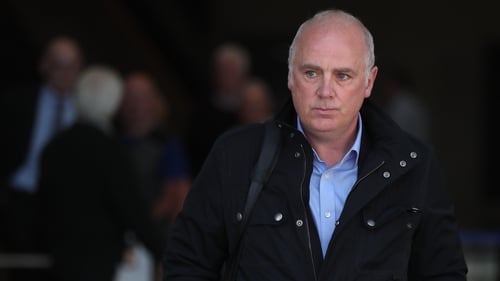 David Drumm leaving court after he was found guilty of a conspiracy to defraud and of false accounting