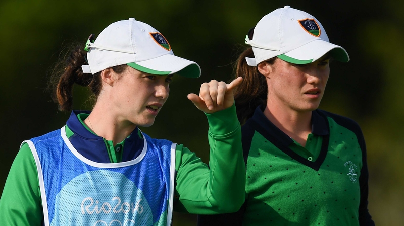 Lisa and Leona Maguire compete at the ShopRite LPGA Classic