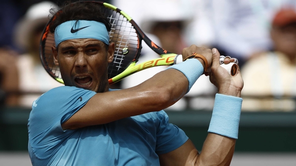 Rafa Nadal is a set down