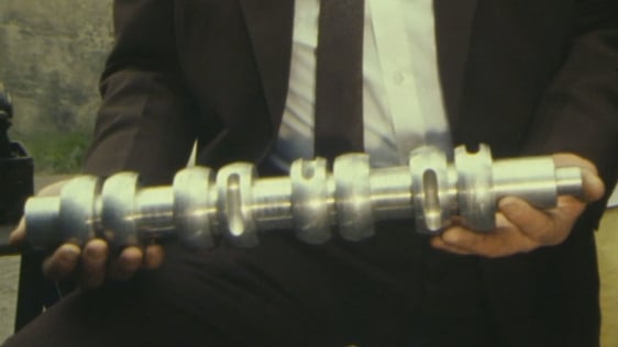 New car engine part designed by George Coats (1983)