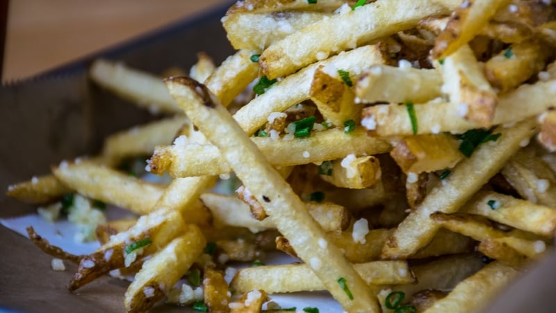 Kevin's Rilette of Duck and Truffle Scented Chips