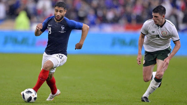 Nabil Fekir in action against the Republic of Ireland last month