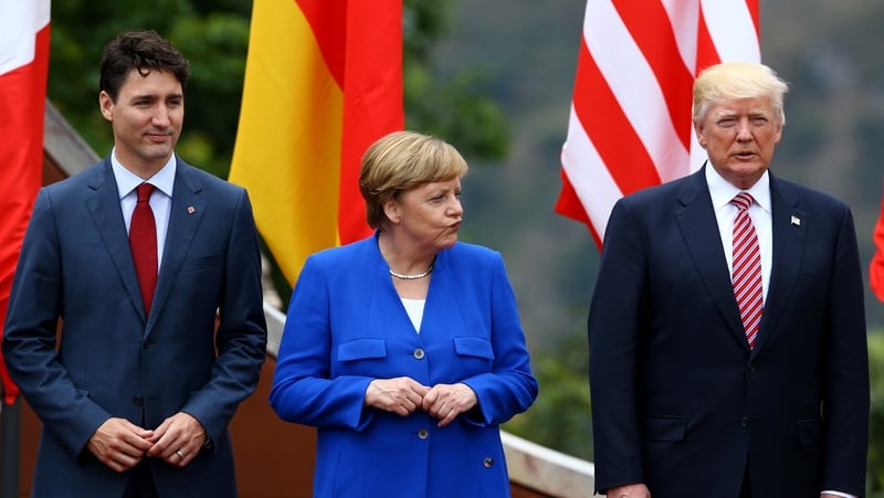 Donald Trump has had a number of rows with his fellow G7 leaders