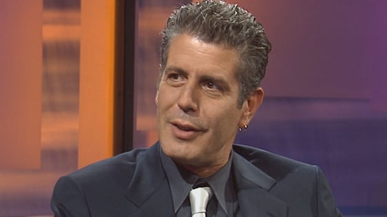 Anthony Bourdain on The Late Late Show (2002)