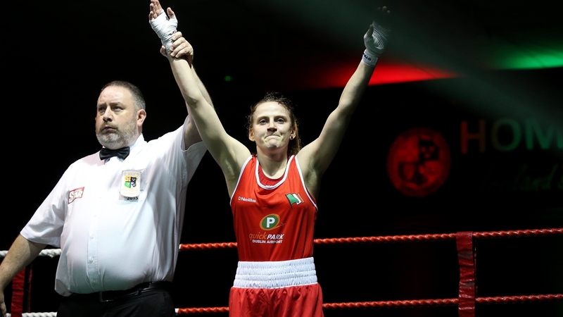 The Irish featherweight beat Helina Bruyevich, her second victory over the tough Belarusian, on a split decision after a tight 57kg quarter-final.