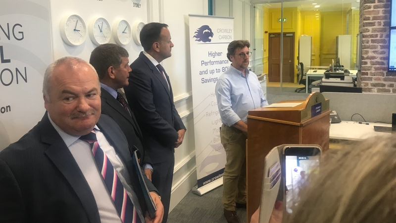 The announcement was attended by Taoiseach Leo Varadkar