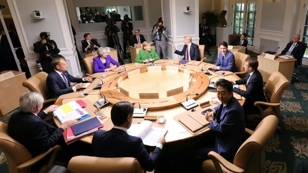 G7 leaders at a summit last year