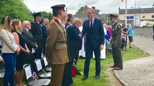 Tánaiste Simon Coveney unveiled the memorial this afternoon
