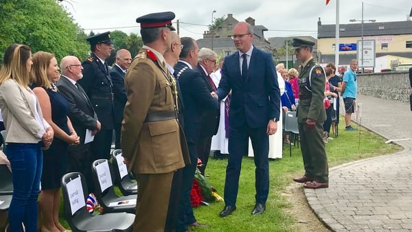 Tánaiste Simon Coveney unveiled the memorial this afternoon