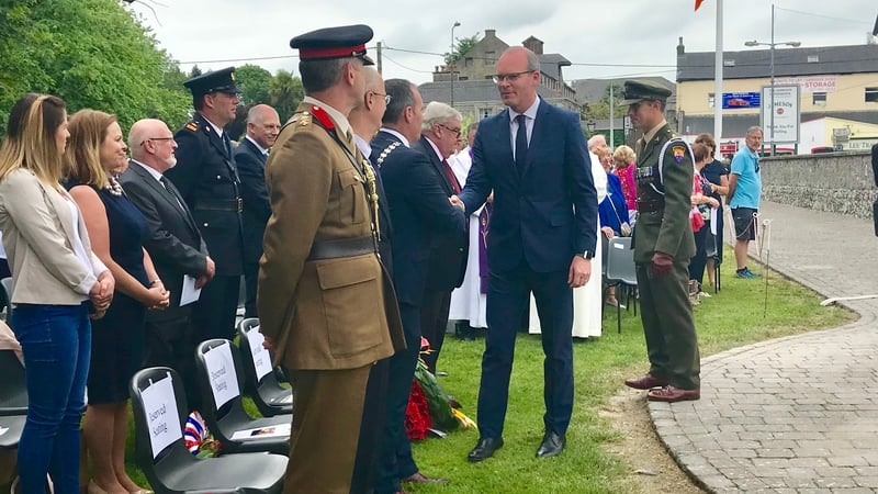Tánaiste Simon Coveney unveiled the memorial this afternoon
