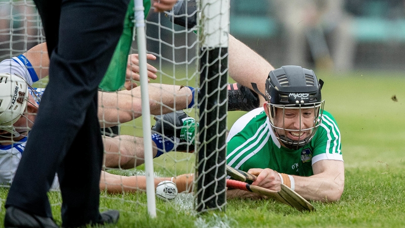 Graeme Mulcahy scores a first-half goal for Limerick