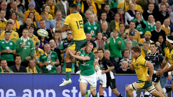Ireland edged the second Test against Australia 26-21 in Melbourne on Saturday