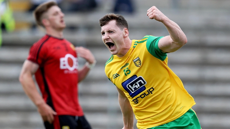 Jamie Brennan celebrates his goal