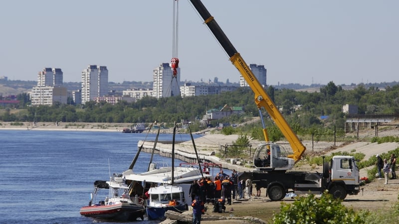The collision involved a cruise boat and a tug boat