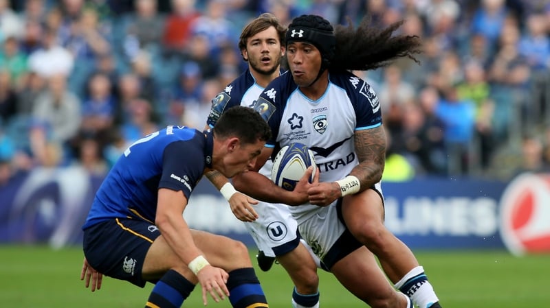 Joe Tomane in action against Leinster in the Champions Cup last season