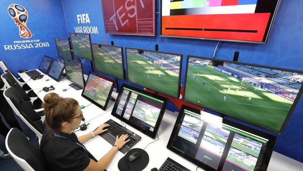 The FIFA VAR room in Moscow