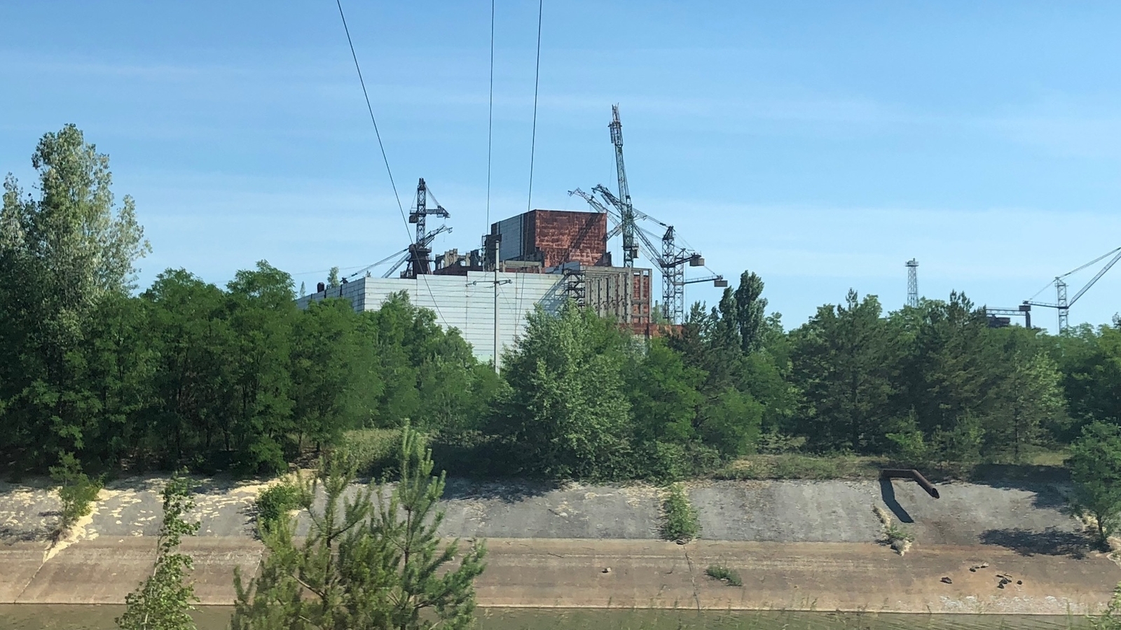 The abandoned remains of half-built Reactors No. 5 and 6