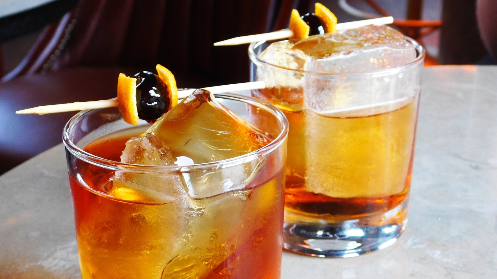 Bespoke whiskey cocktails in the O'Reilly bar