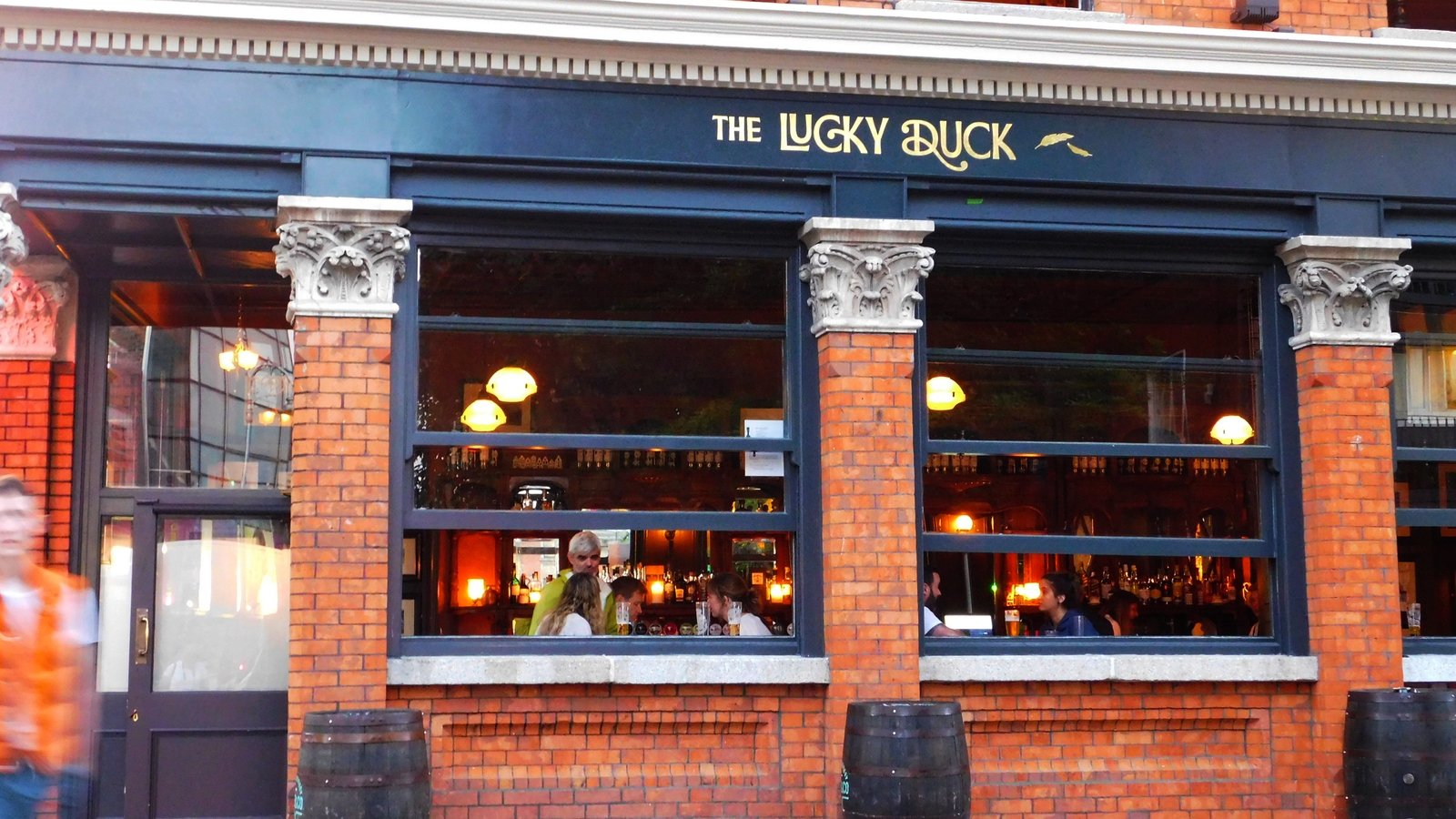The exterior of The Lucky Duck
