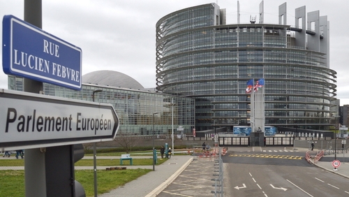 The parliament has its headquarters in Strasbourg in eastern France, where MEPs usually based in Brussels travel every month for 12 plenary sessions a year