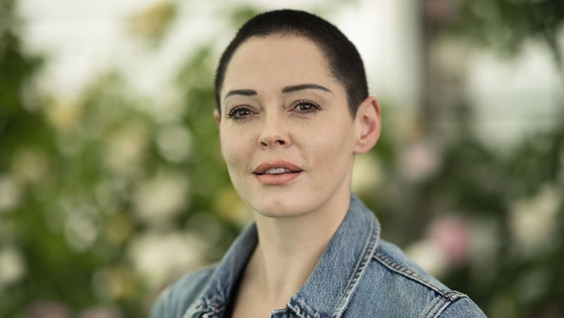 Rose McGowan - "Steadfastly maintains her innocence"