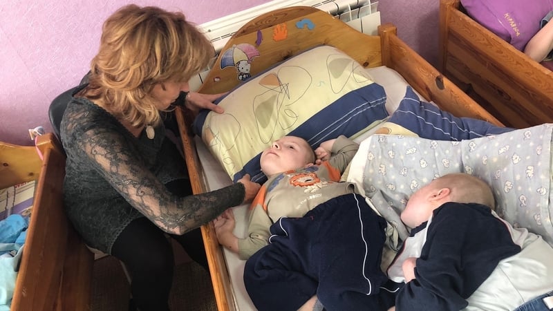 Adi Roche has visited the Vesnova orphanage in Belarus on a number of occasions