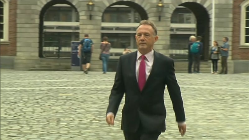 RTÉ's Paul Reynolds at Dublin Castle for the tribunal