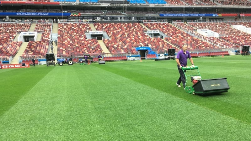 SIS Pitches was selected to design, construct and install six of the 12 stadium pitches for Russia 2018