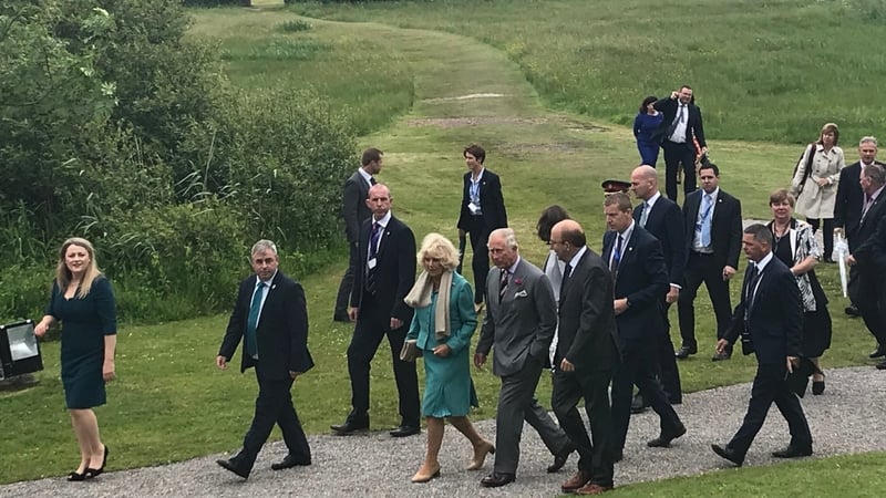The couple's engagements include a visit to the ancestral home of Daniel O'Connell, Derrynane House