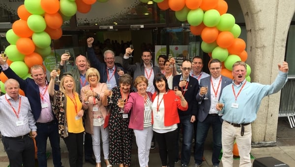 The syndicate arrived at National Lottery HQ in Dublin at around midday