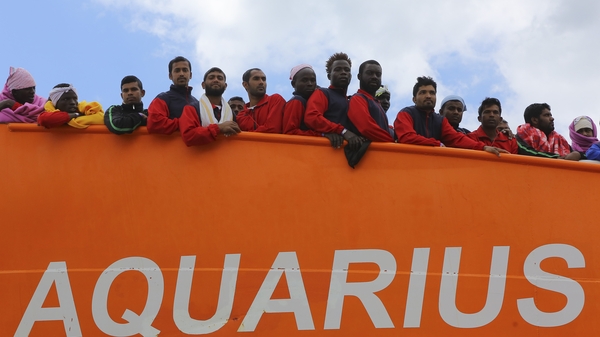 Around 600 migrants are on board the ship, seven days after being rescued at sea
